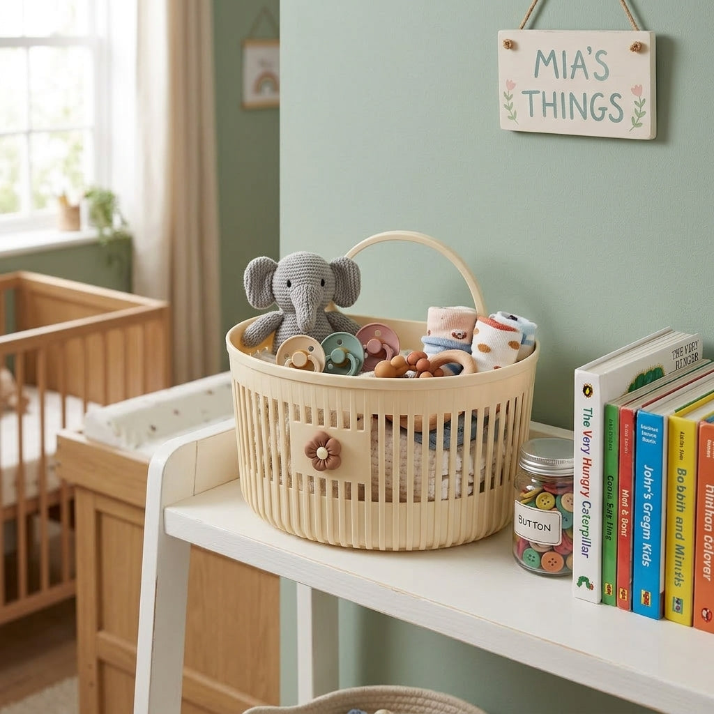 Mini basket-style storage containers