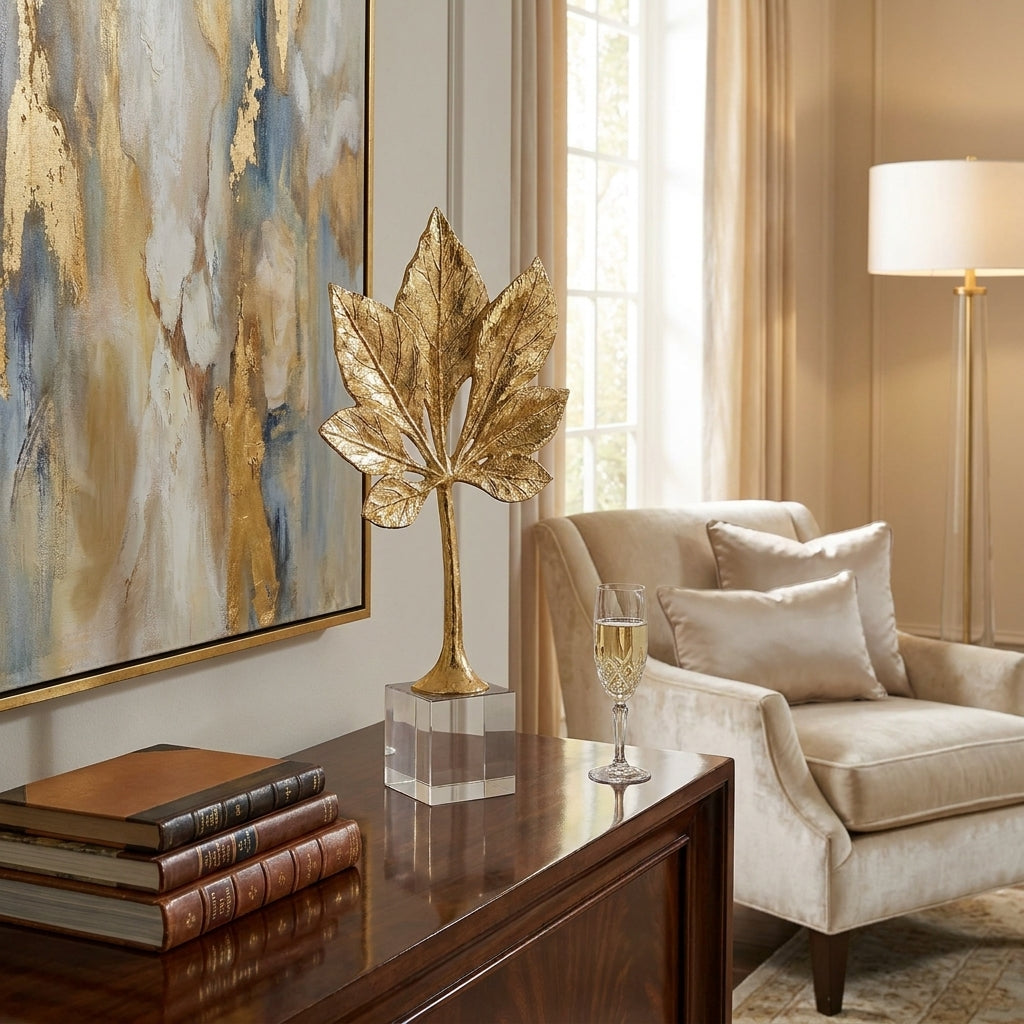 25.5cm Leaf Decorative Piece - S
