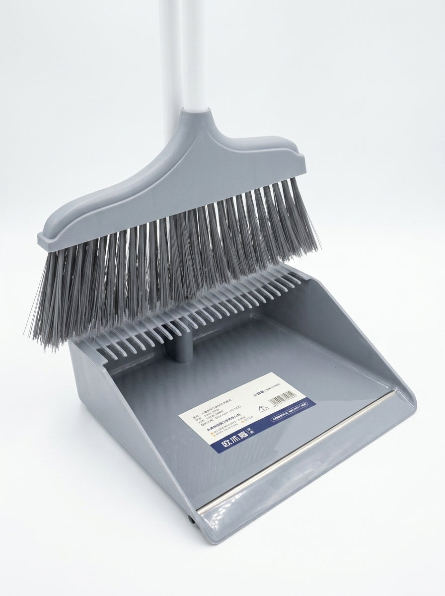 Broom & dust collector set