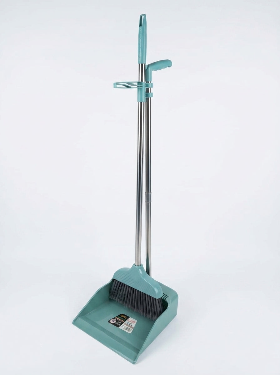 stylish broom & dust collector set