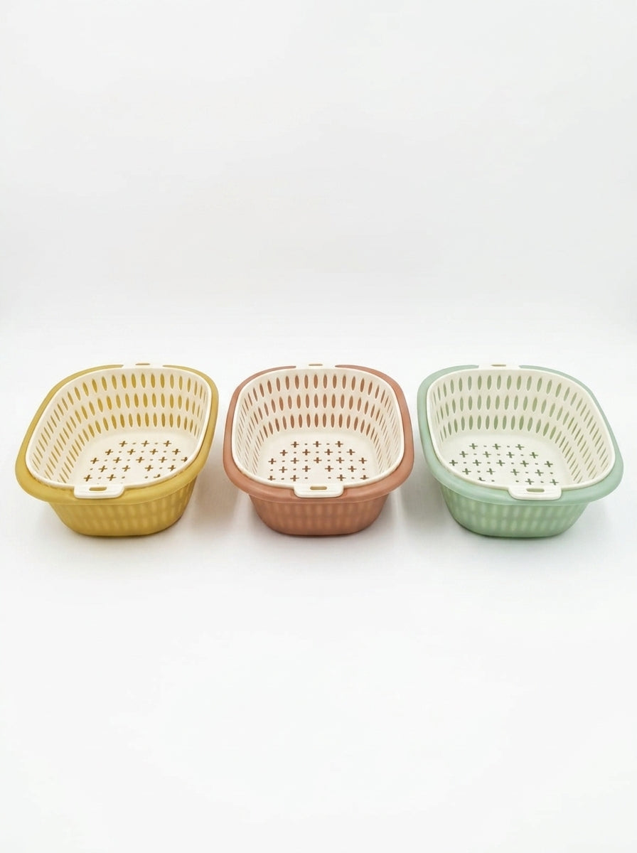Basin & removable colander set