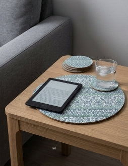 8pcs Cork coaster and placemat set