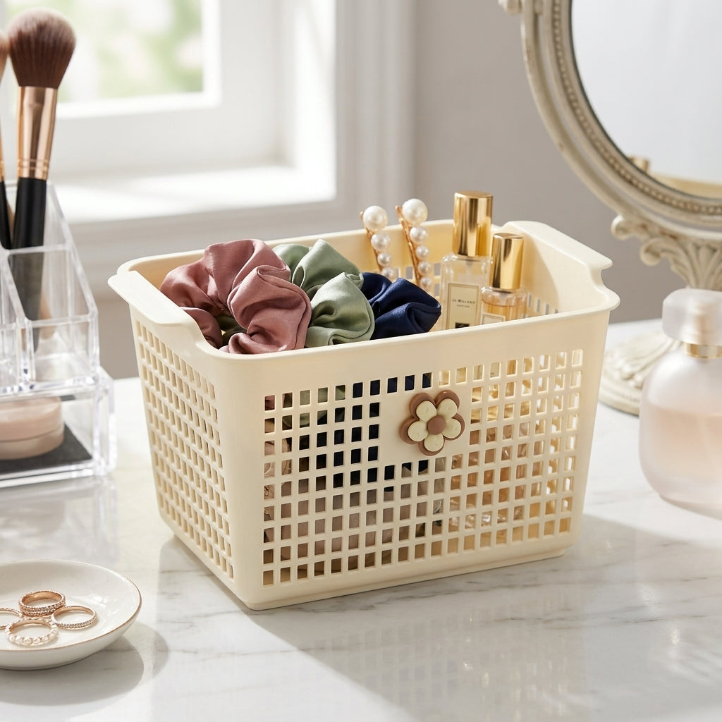 Mini basket-style storage container