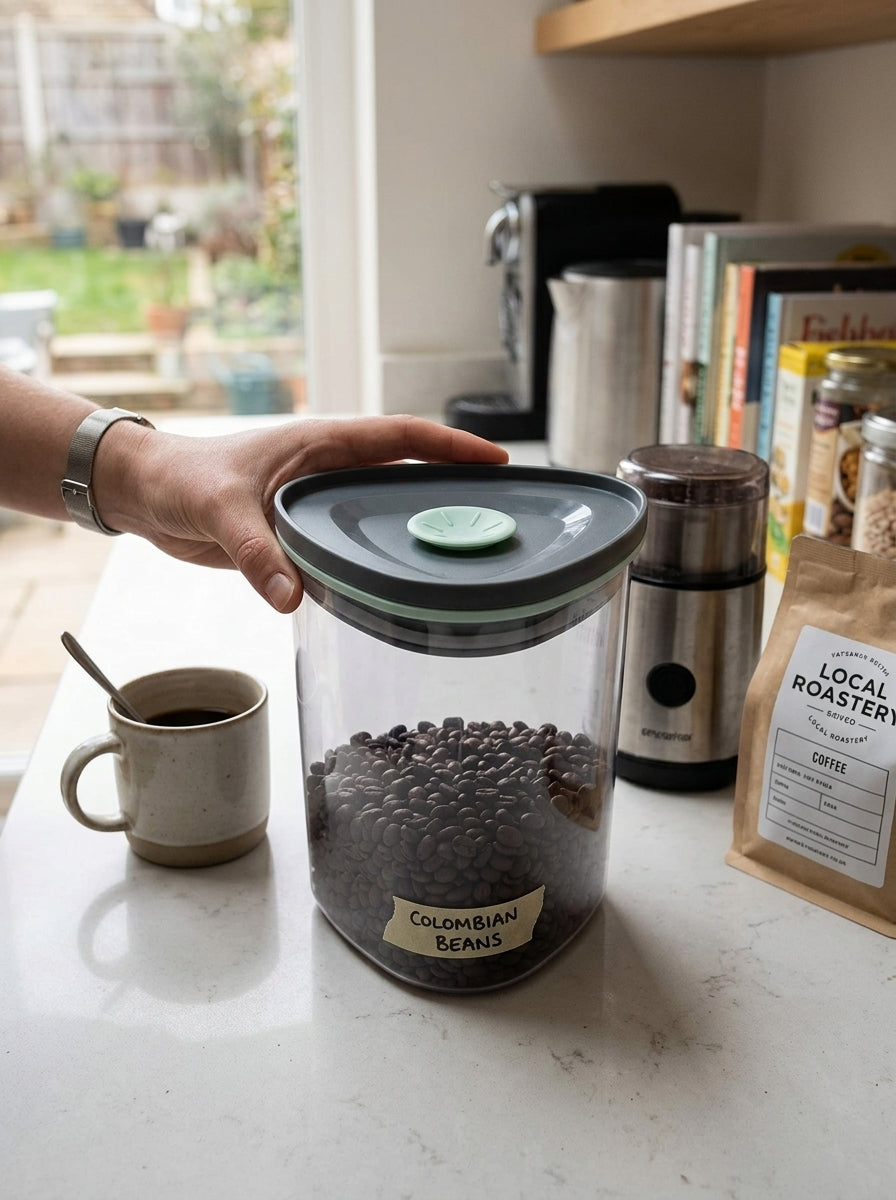 Storage Glass Jar with silicone lid