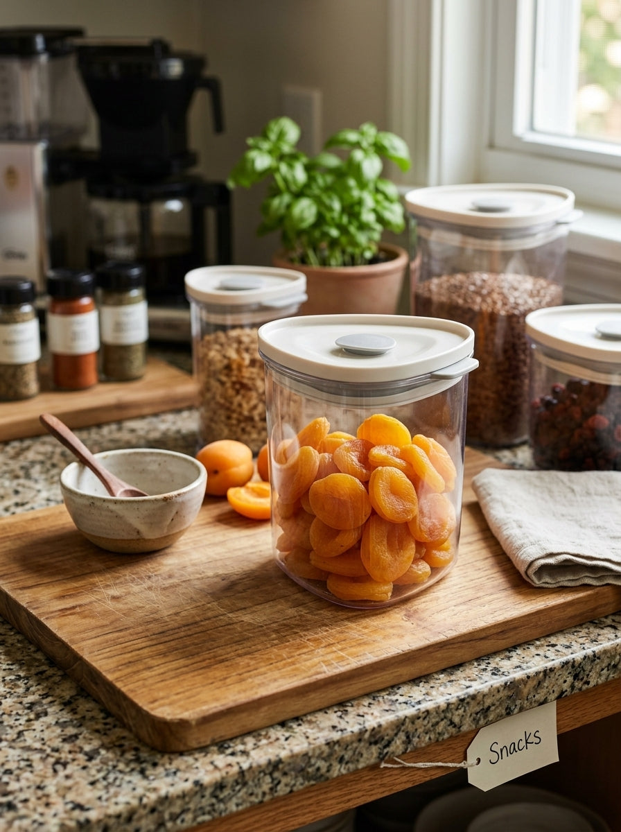 Storage Glass Jar with silicone lid