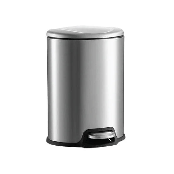 Oval Stainless Steel Pedal Bin - Optimal Life Range