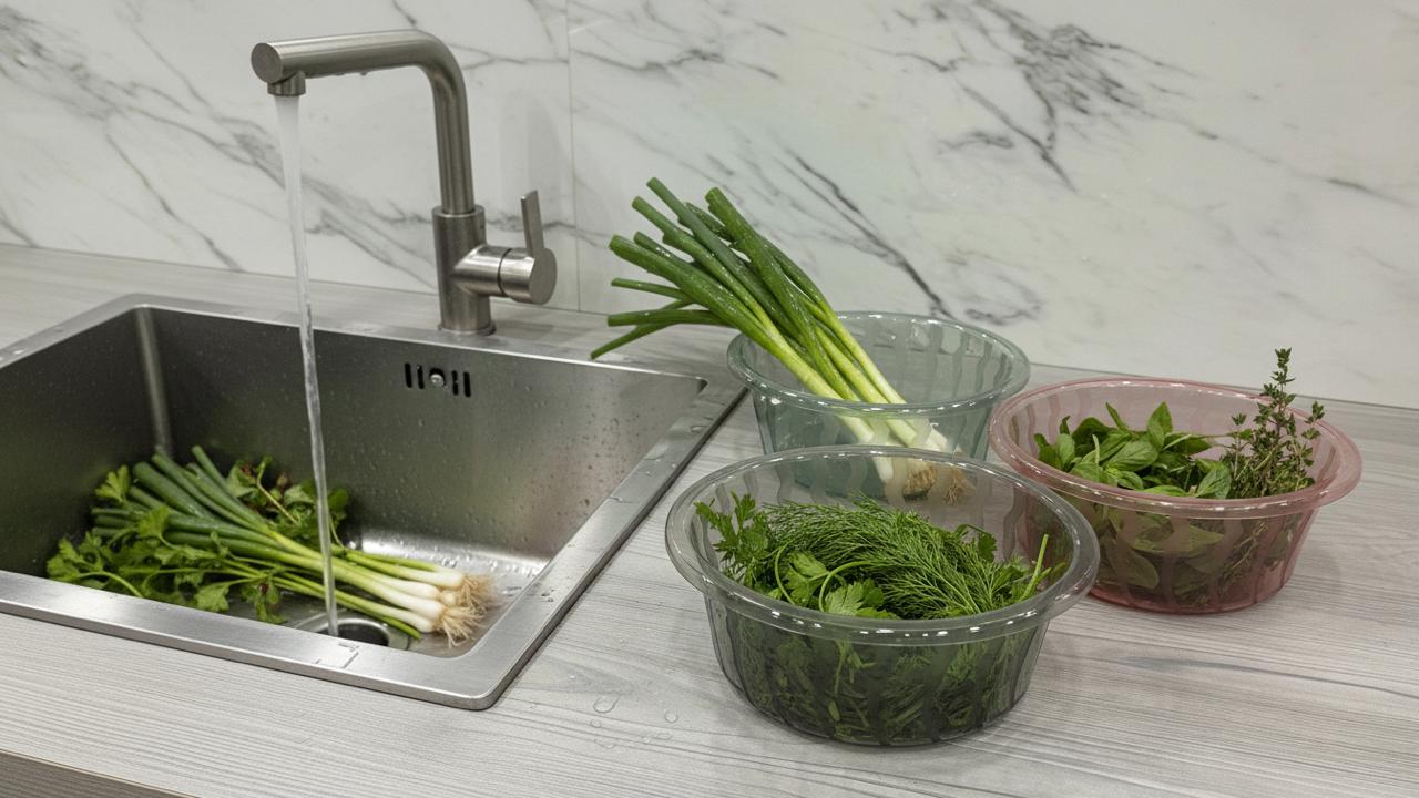 Multi-purpose basin round transparent plastic