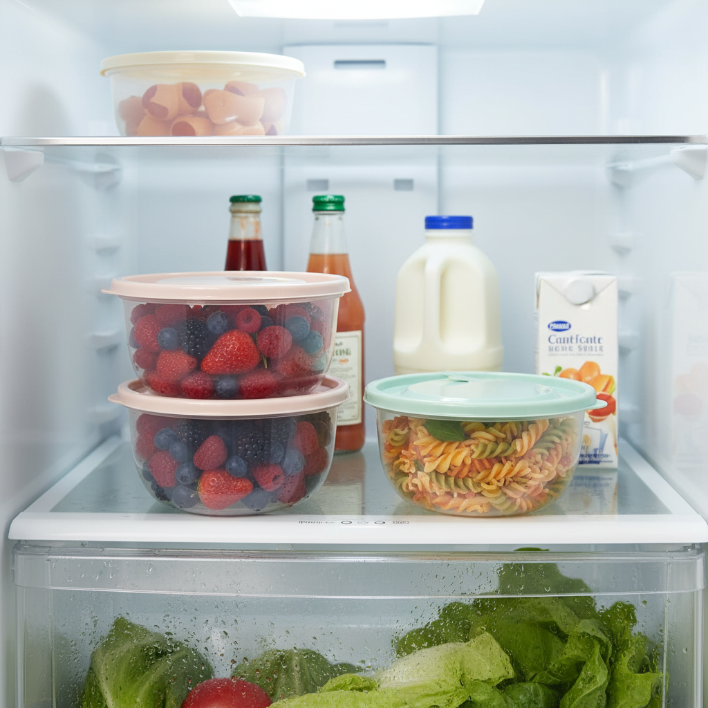 Round basic  Food / Storage Containers w/lids