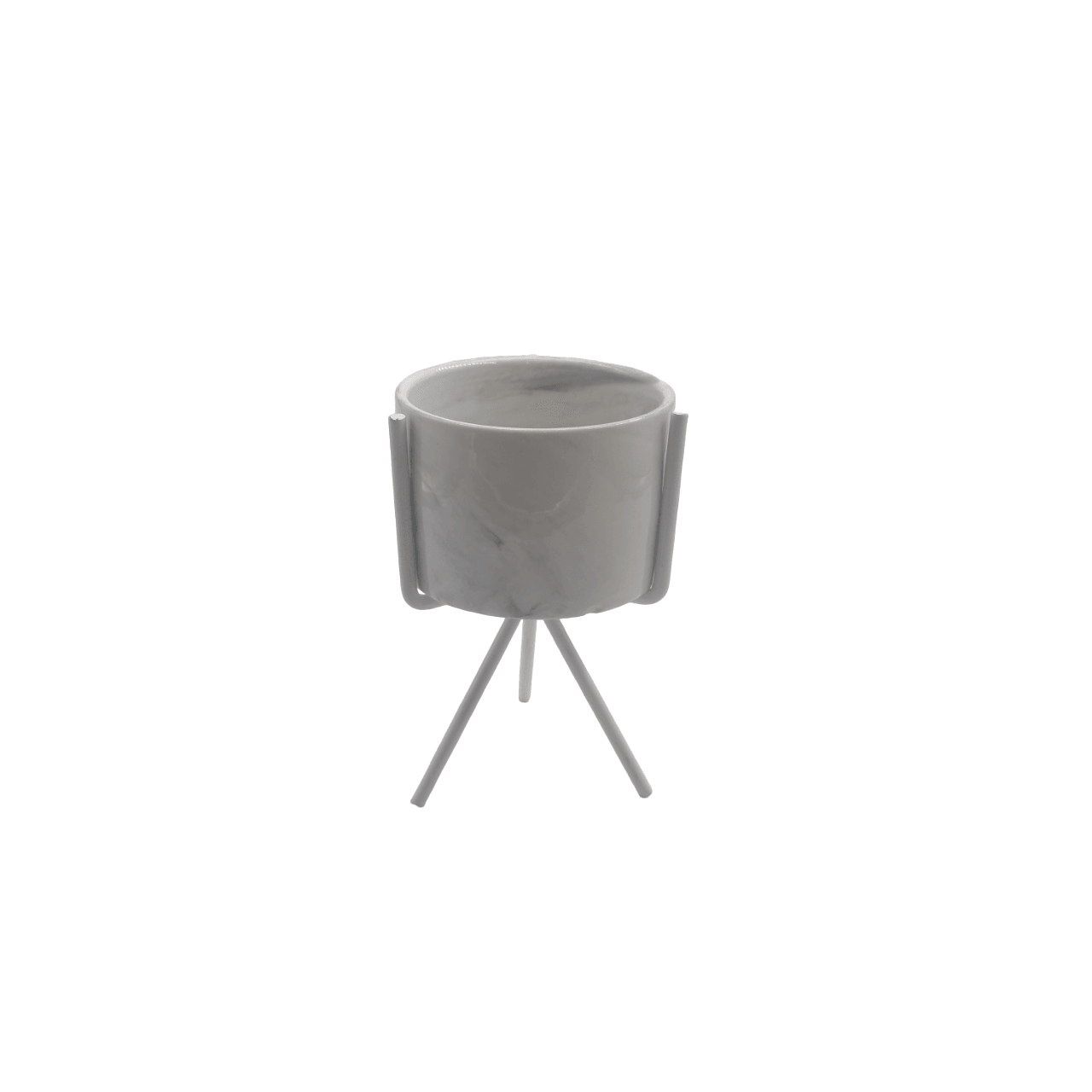 MARBLE MINI PLANTER ON STAND