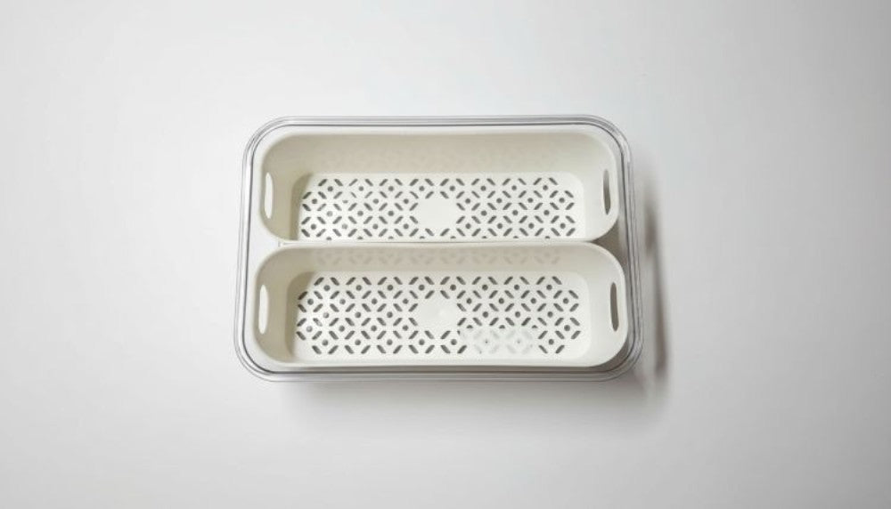 sml refrigerator storage box w date dial in PET (2 section) 1500ml