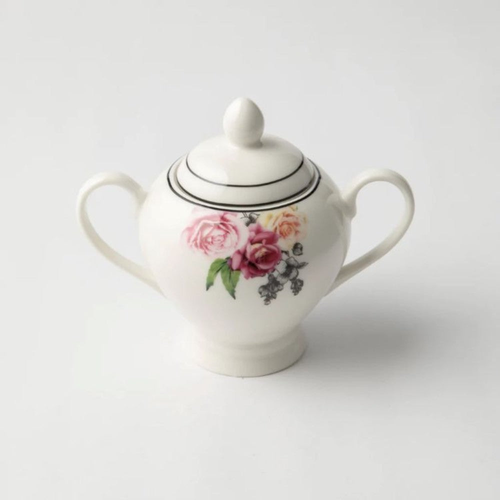 Jenna Clifford Wavy Rose Sugar Pot