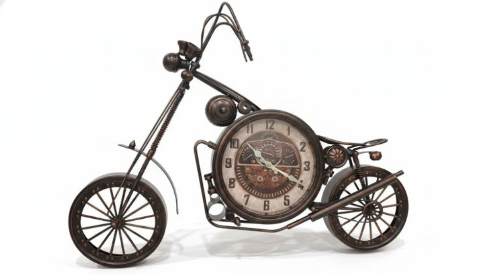 Motorbike Design Wall Clock
