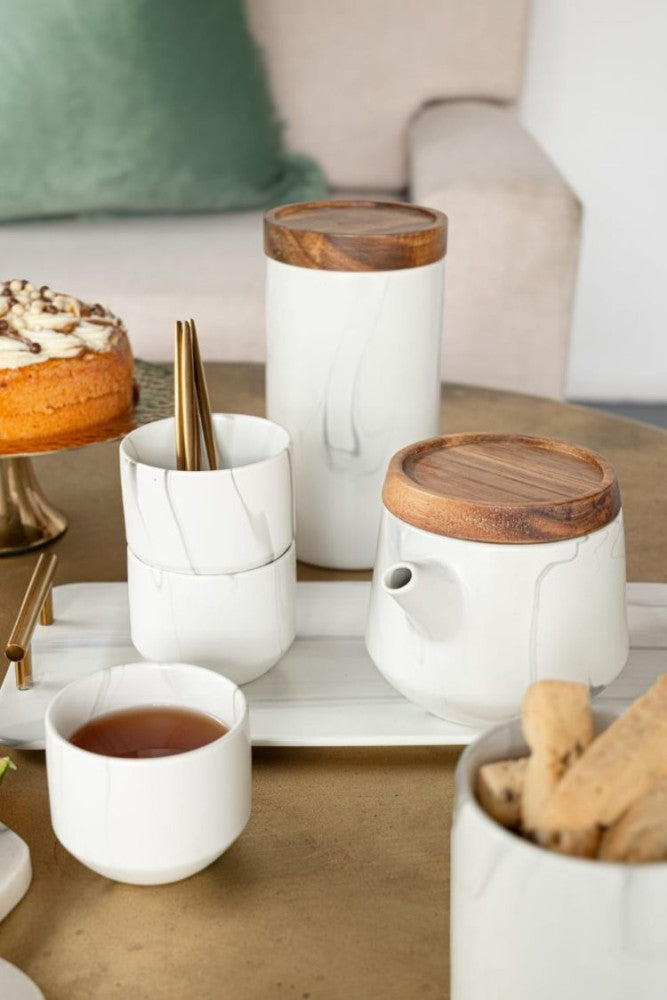 Artisan Tea set with Tray - Japanese inspired