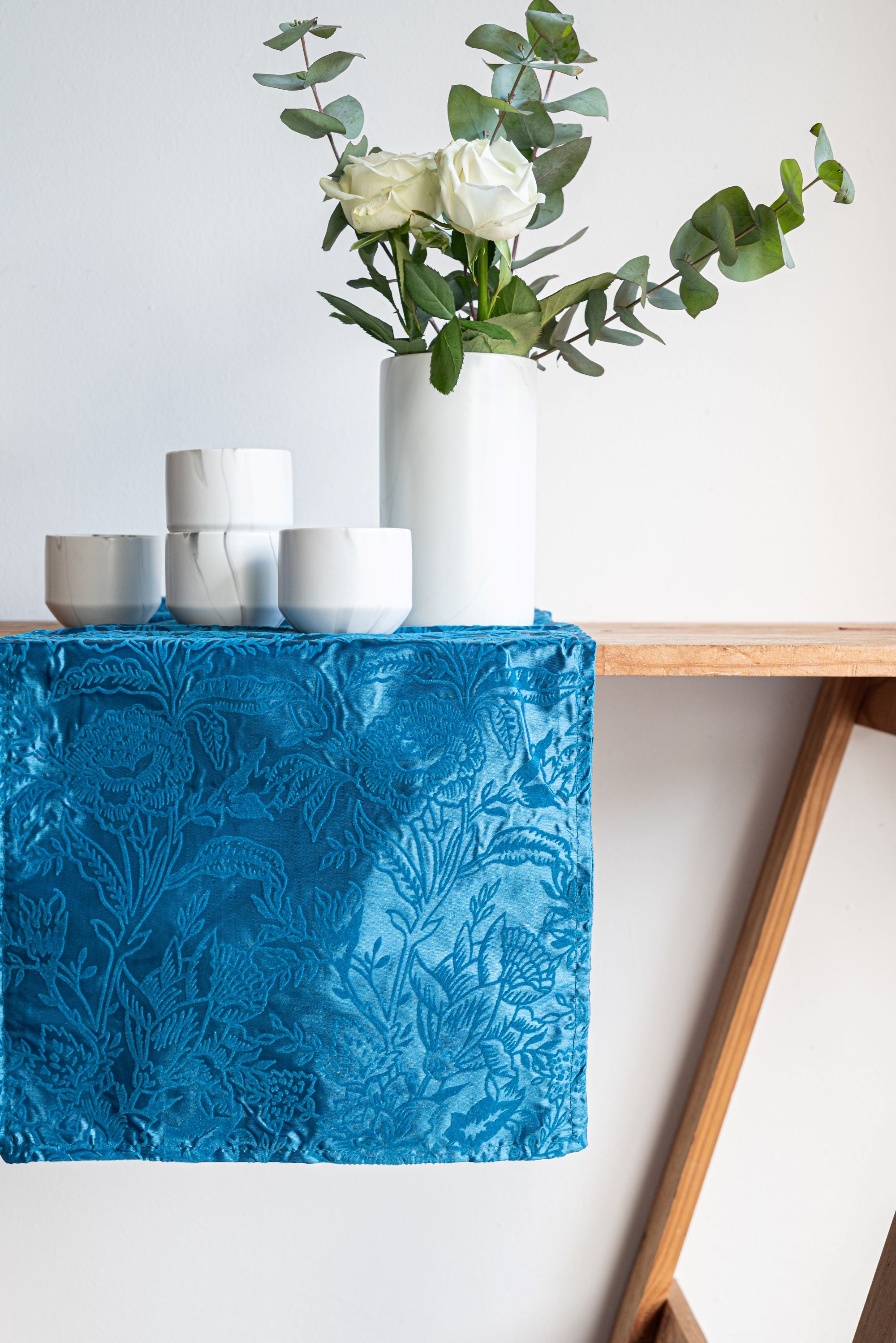 St Laurent Flock Table Runner