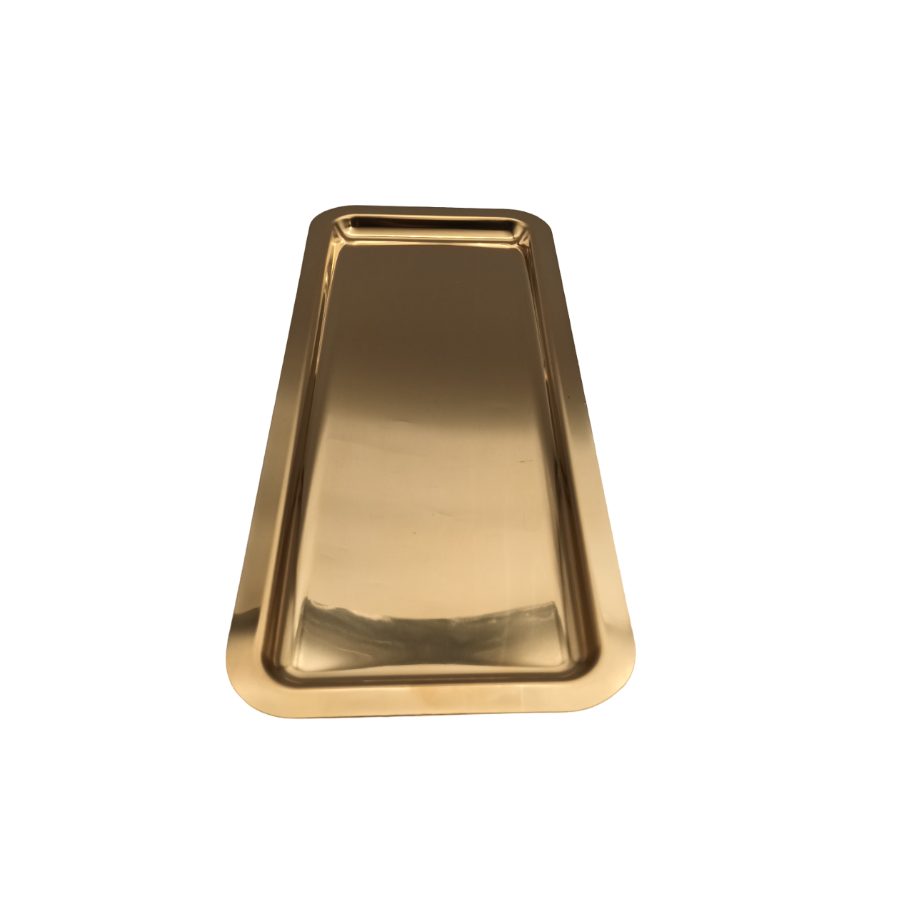 Rectangle Golden Tray