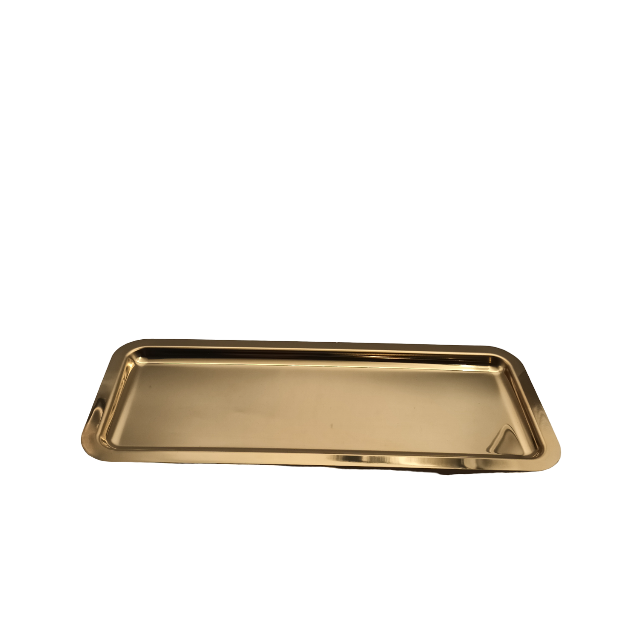 Rectangle Golden Tray