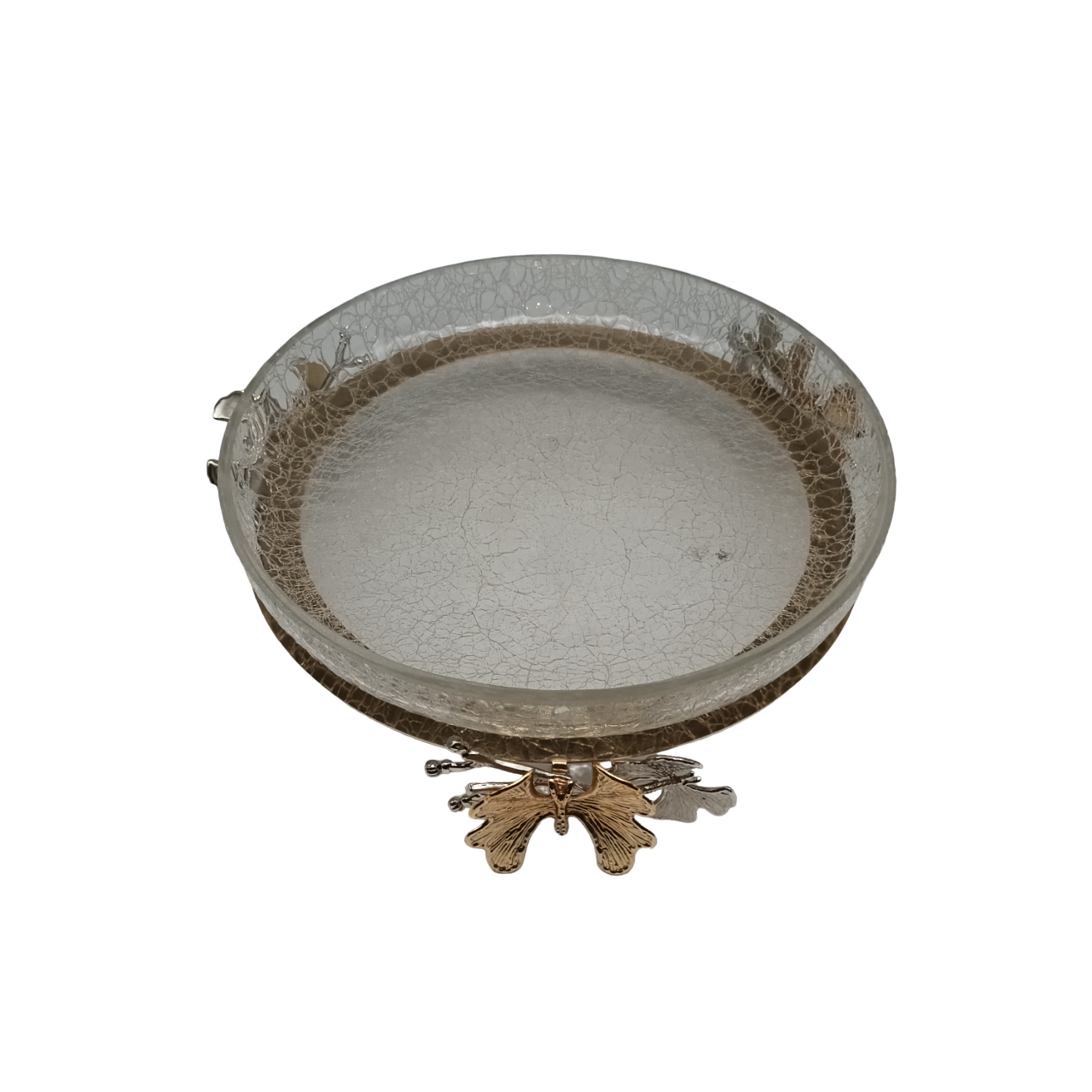 Ornate Floral Tray - Round