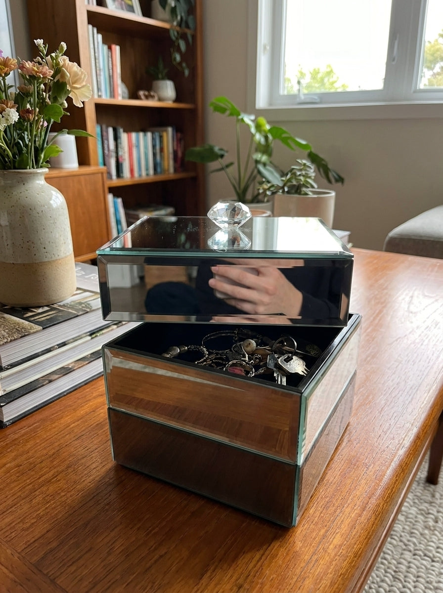 Mirror Design Decor/Storage Box
