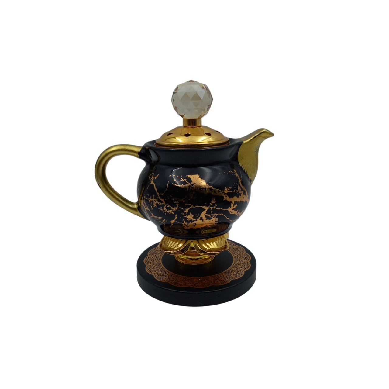 Marble Teapot Style Burner with Base