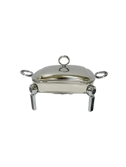 Square Chafing Dish with Black Crystal detail - Home And Trends