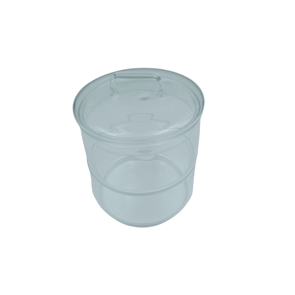 6cm Stackable Glass Food Container with Glass Lid - Home And Trends