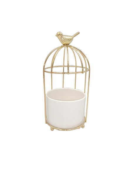 Perched Bird Decorative Pot - Home And Trends