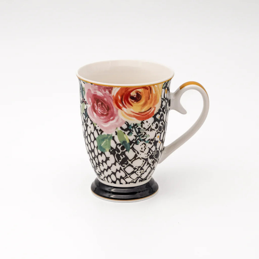 Jenna Clifford Peach Rose Coffee Mug