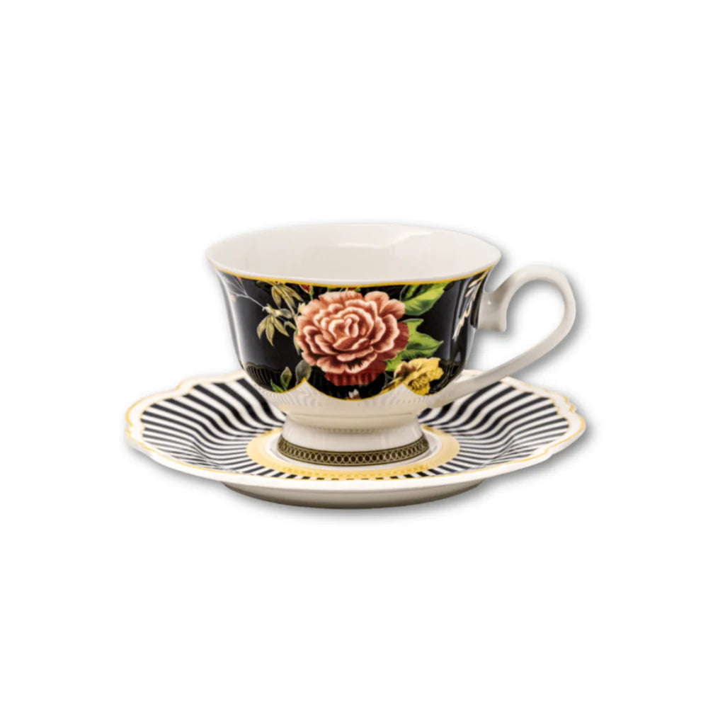 Jenna Clifford Botanica Rose Cup & Saucer
