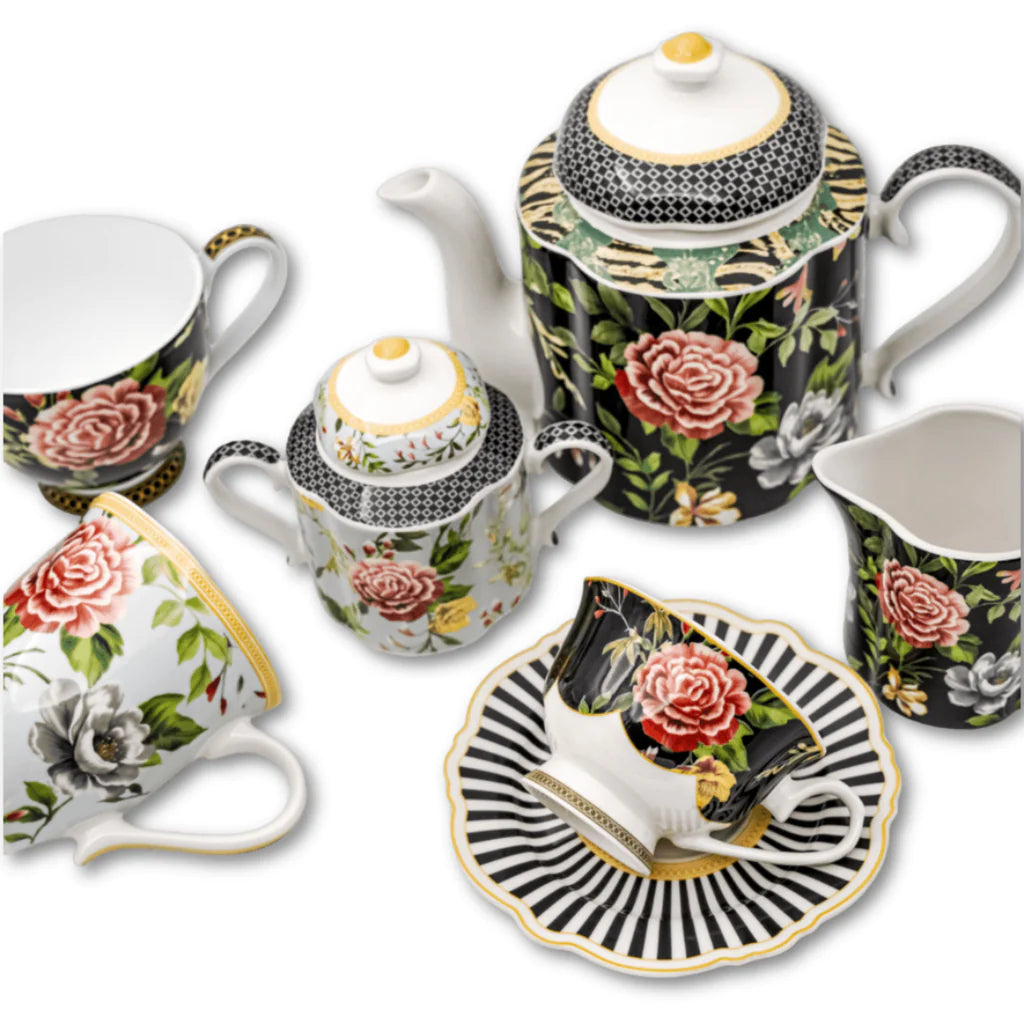 Jenna Clifford Botanica Rose Teapot