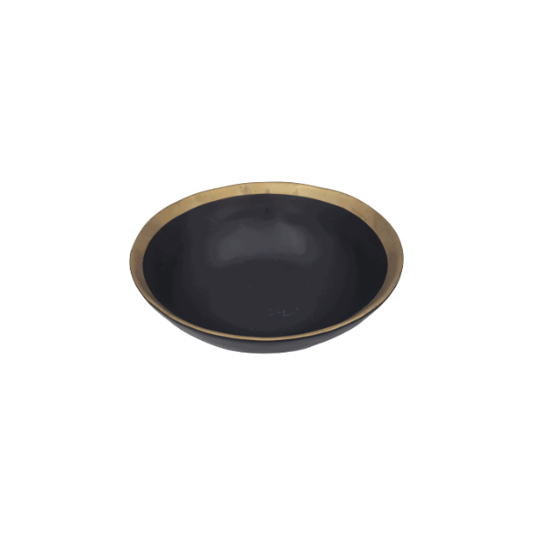 Small Japanese Inspired Matt Black Serving Bowl - Home And Trends