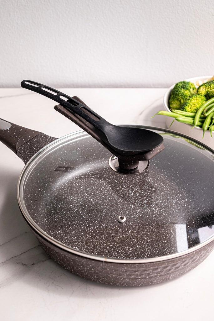 Aluminum Fry Pan - Brown - Home And Trends