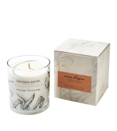 Amanda Jayne Decor Glass Candle - Home And Trends