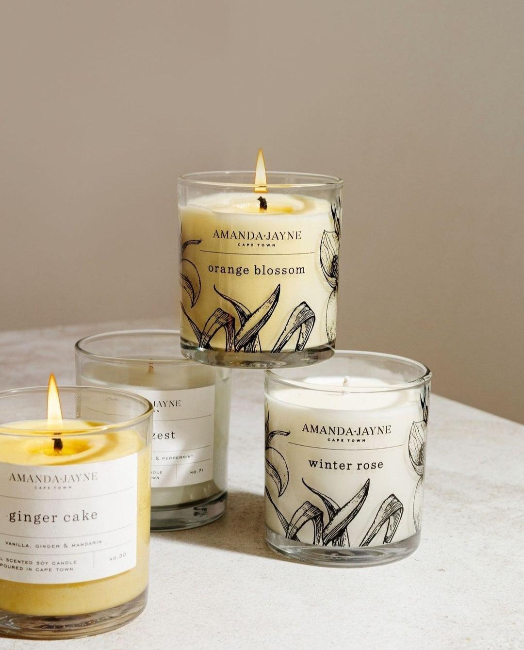Amanda Jayne Glass Collection Candle - Home And Trends