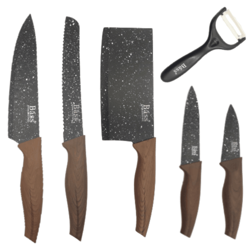 Bass 6pc Knife Set - Home And Trends