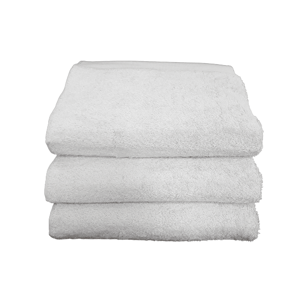 Bath Towel - Light Grey w/square edge - Home And Trends