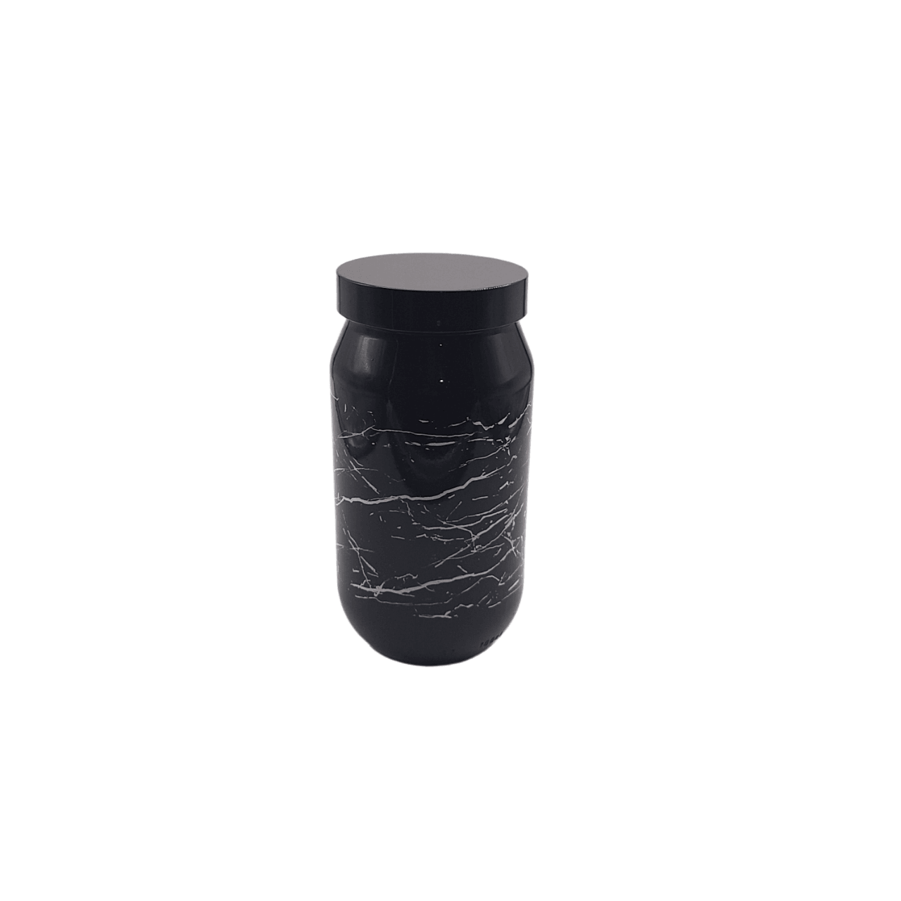 Canister - Large - Black Marble - Home And Trends