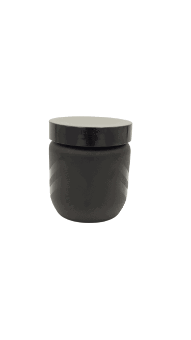 Canister - Small - Mat Black Zigzag - Home And Trends