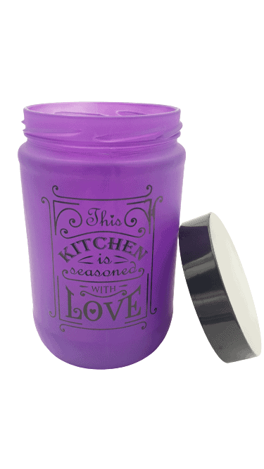 Canister - Small - Mat Purple - Home And Trends