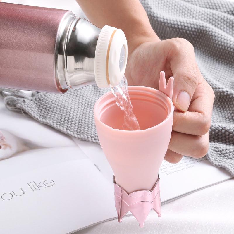 Crown Design Flask - Pink - Home And Trends