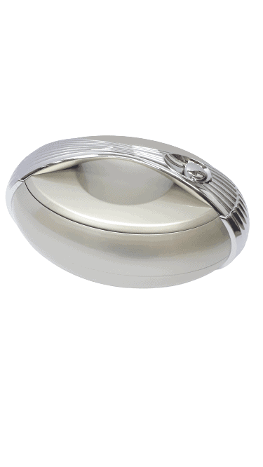 Curved Food Warmer Set - Silver - Home And Trends