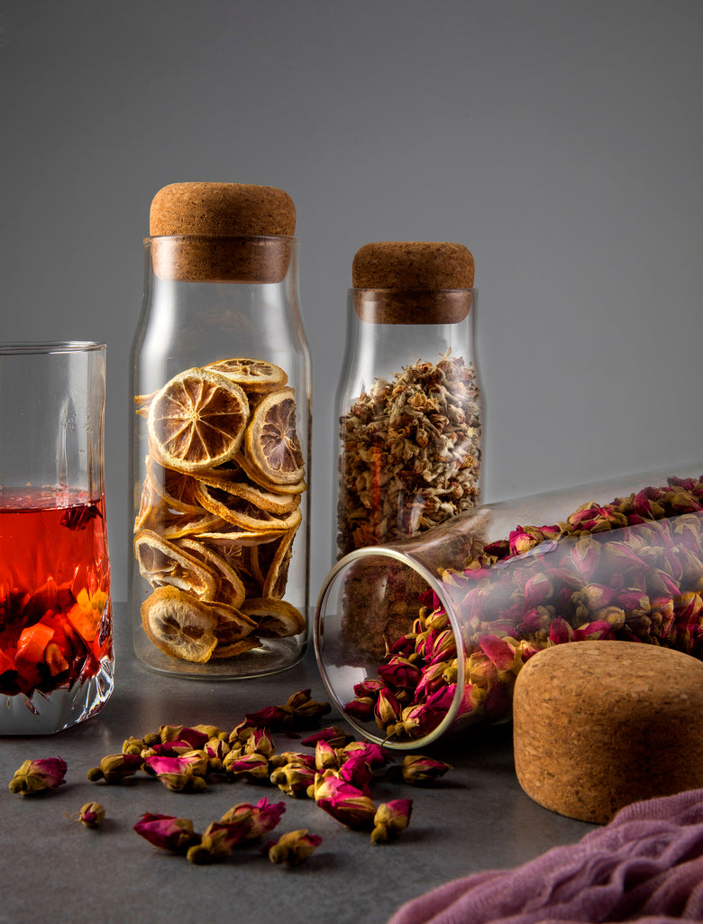 Storage Jar with Cork Lid