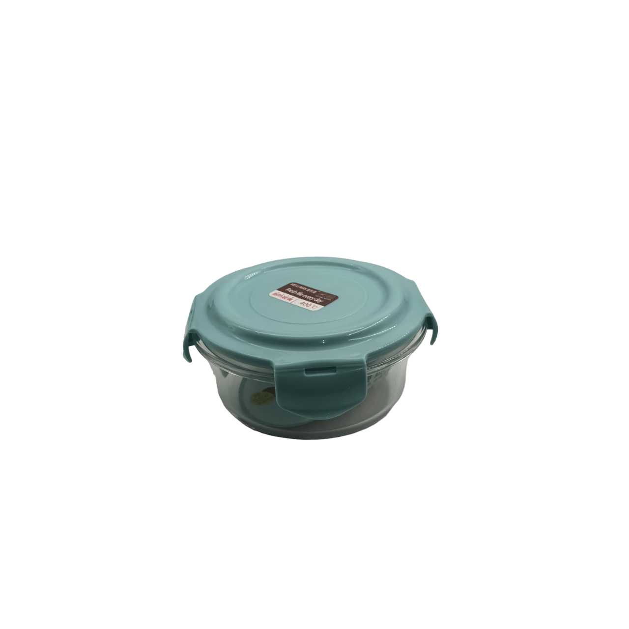 Glass Food Container with Lockable Lid - Blue - Home And Trends