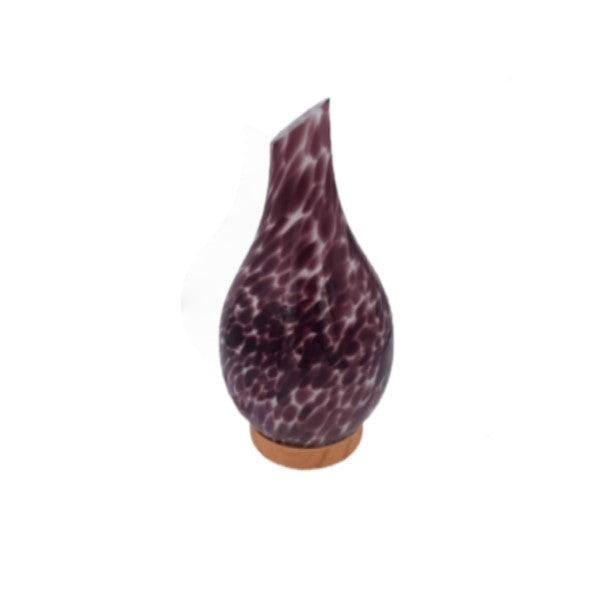 Glass Vase Fragrance Diffuser with Light - Purple - Home And Trends